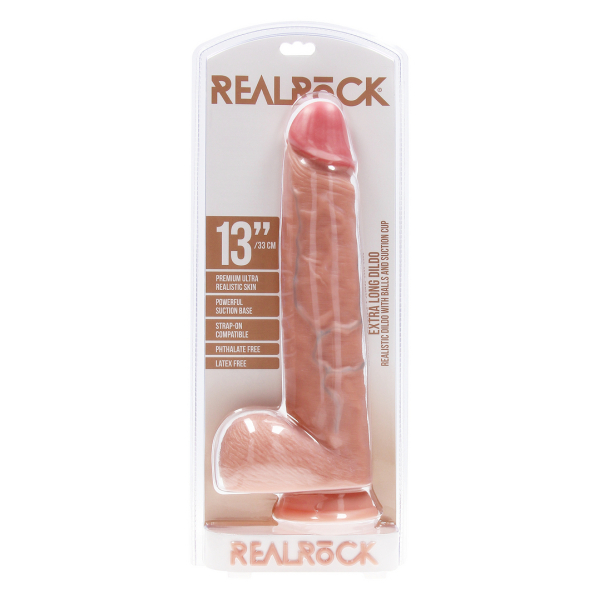 Extra Lange Dildo 26,5 x 6,5cm Vlees