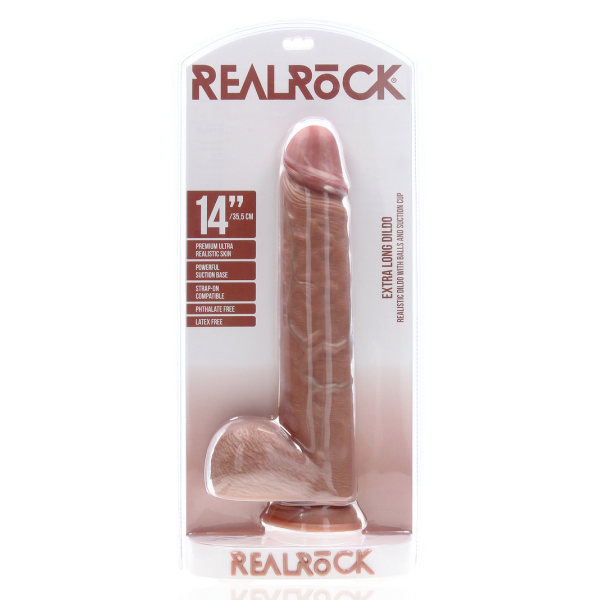 Extra Lange Dildo 29 x 7cm Bruin