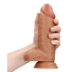 Dildo extra spesso 16 x 6 cm marrone