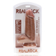 Dildo Extra Dik 16 x 6cm Bruin