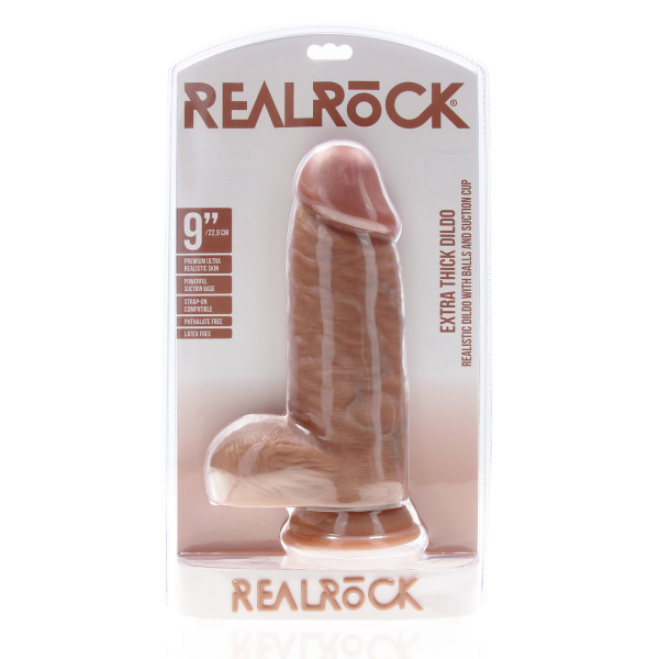 Dildo Extra Grosso 18 x 7,5cm Castanho