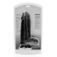 Dildo Extra Dik 21 x 8cm Zwart