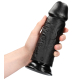 Extra Thick Dildo 20.5 x 6.5cm Schwarz