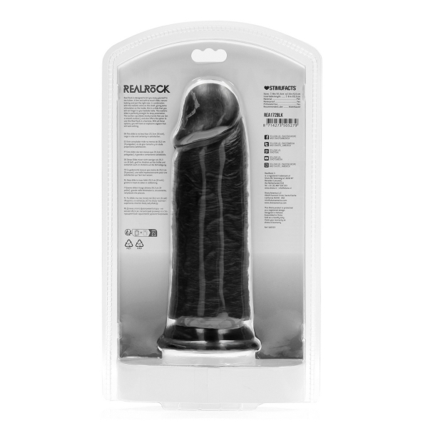 Dildo Extra Thick 20.5 x 6.5cm Black