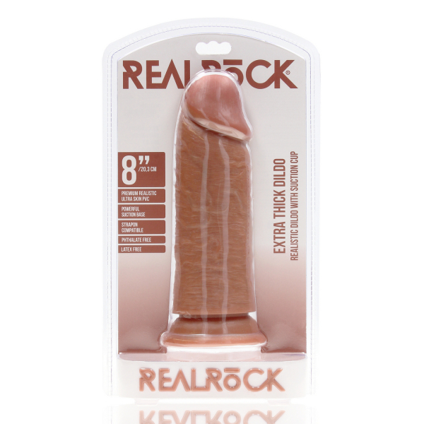 Dildo Extra Grosso 20,5 x 6,5cm Castanho