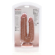 Doppeldildo Double Trouble 15 x 4.5cm Braun