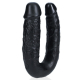 Dubbele Dildo U Vorm 12 x 3cm Zwart