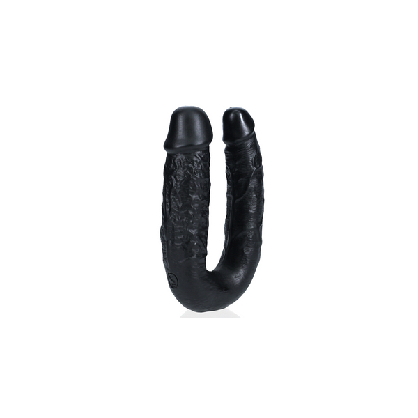 Double Dildo U Shape 12 x 3cm Black