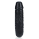 Dildo doppio a forma di U 12 x 3 cm nero