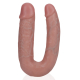 U Shaped Double Dildo 5 / 12,7 cm - Flesh