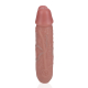 U Shaped Double Dildo 5 / 12,7 cm - Flesh