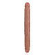 Double Gode STRAIGHT SLIM 30.5 x 3.5cm Marron