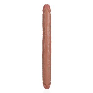 Real Rock Double Gode Straight Slim 35.5 x 3.8cm Marron