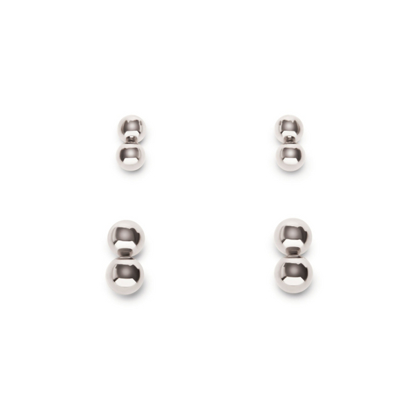 Magnetic Orbs - 4 Pair Set - Silver