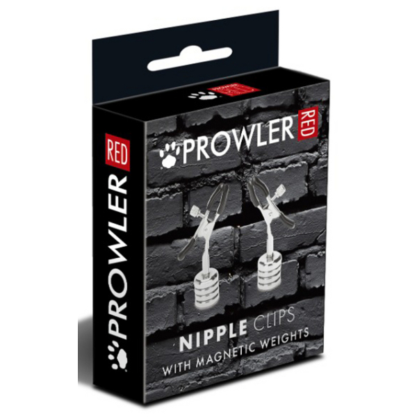 Nipple Clips with Magnetic Weights - Silver