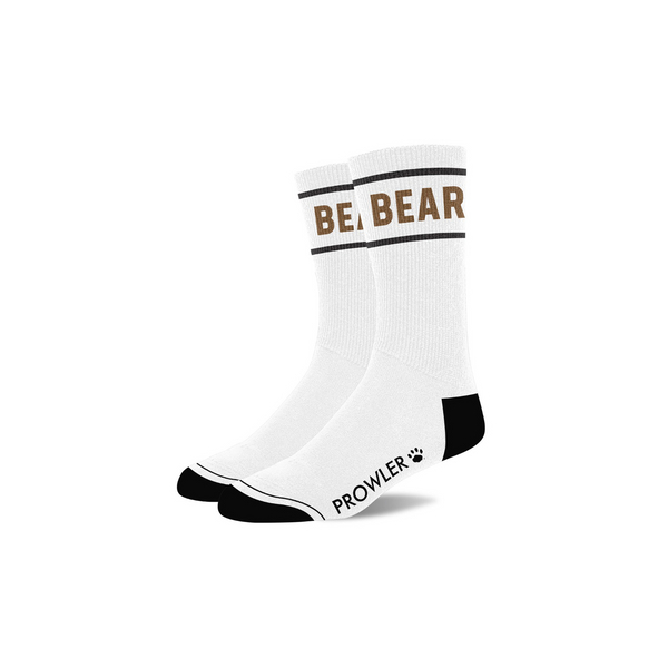 Bear Socks - White/Brown