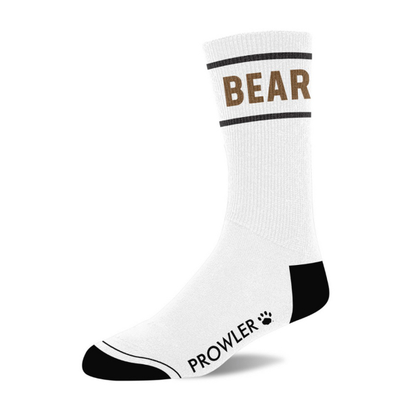 Bear White Socks