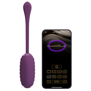 Pretty Love Casper Wireless Connected Vibrating Egg 8 x 3.5cm Purple