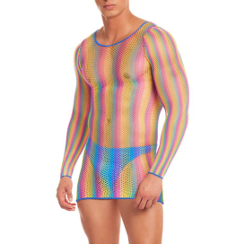 René Rofé Men Conjunto Pride Drip 2 Peças Arco-Íris