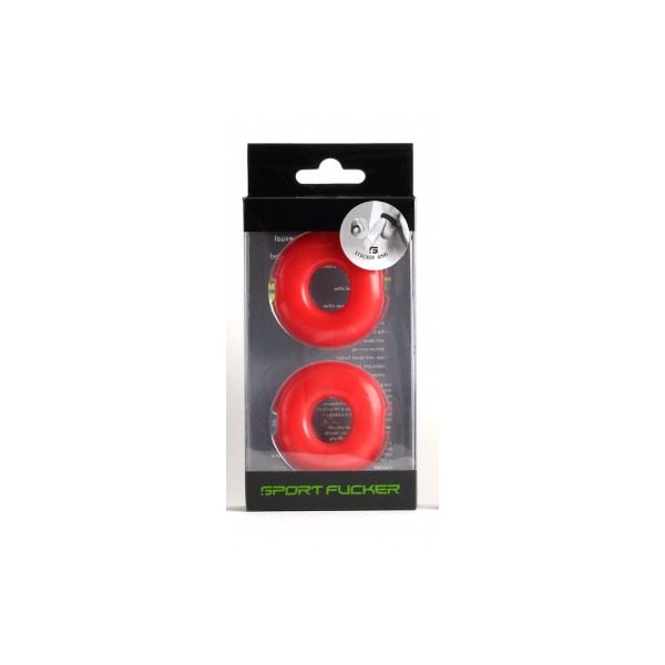 Stacker Rings 2-Pack Red