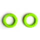 Lot de 2 Anneaux péniens Silicone READY RINGS 28 mm Verts