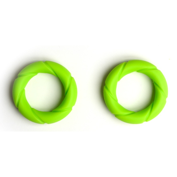 Set of 2 Ready Rings Green