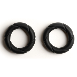 Sport Fucker Set of 2 Cockrings Ready Rings Black