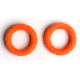 Lot de 2 Anneaux péniens Silicone READY RINGS 28 mm Orange