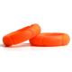 Lot de 2 Anneaux péniens Silicone READY RINGS 28 mm Orange