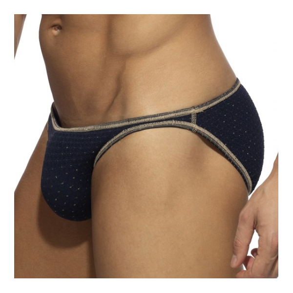 Slip de bain REGAL Bleu marine-Doré