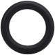 Cockring en silicone THE GASKET Large 42 mm Noir