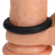 Anneau pénien en silicone THE GASKET Large 42 mm Noir