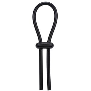 RockSolid by Doc Johnson Anneau pénien ajustable LASSO DOUBLE Noir