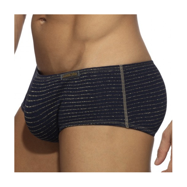 Regal Swim Shorty Navy Blue-Gold