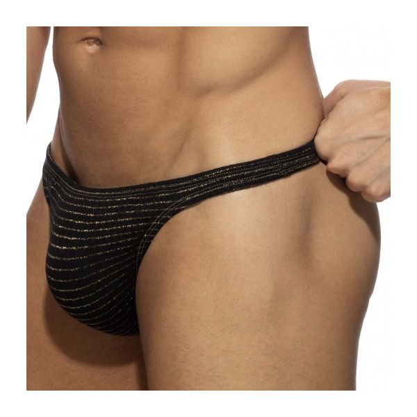 Regal bathing g-string Black-Gold