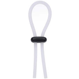 Anneau pénien ajustable LASSO DOUBLE Blanc