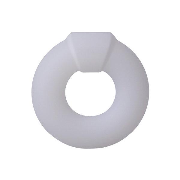 Cockring en silicone THE MEGA RING 23 mm Blanc