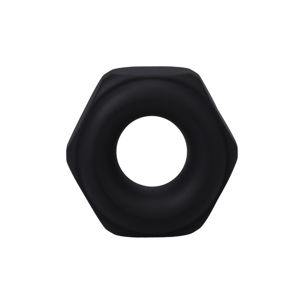 Cockring en silicone THE NUT 25 mm Noir