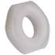 Anneau pénien en silicone THE NUT 25 mm Blanc