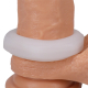 Cockring en silicone THE NUT 25 mm Blanc