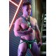 Dickmatized Harness Black-Green Neon