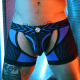 Boxer Jock Dickmatized Black-Blue