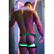 Boxer Jock Dickmatizado preto-verde neon