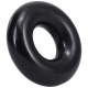 Cockring souple THE DONUT 2X 20 mm Noir