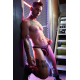 Dickmatized thong Black-Rose neon