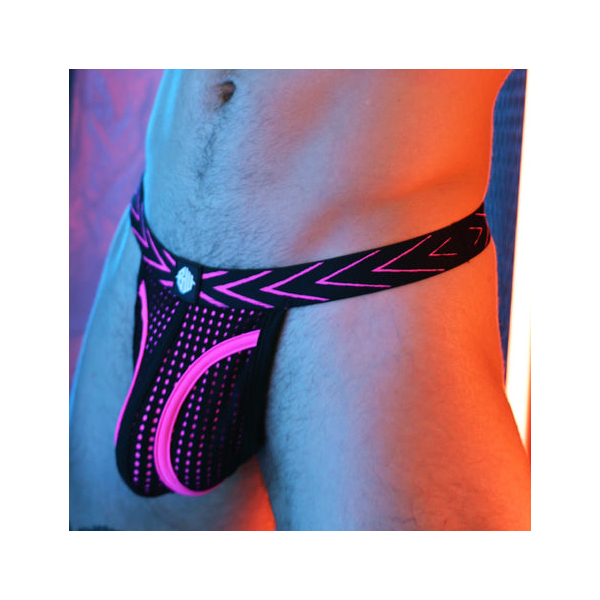 String Dickmatized Schwarz-Rosa Neon