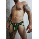 Jockstrap DICKMATIZED Breedwell Noir-Vert neon