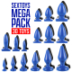 SEXTOYS MEGA PACK 30 SPINE NERO/BLU