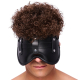 Masque en cuir rembourré Blind Up Noir