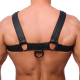 Snap Leather Harness Black